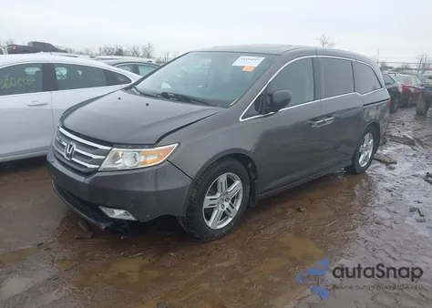 2012 Honda Odyssey Touring/Touring Elite из США, поврежденный, VIN 5FNRL5H96CB008432